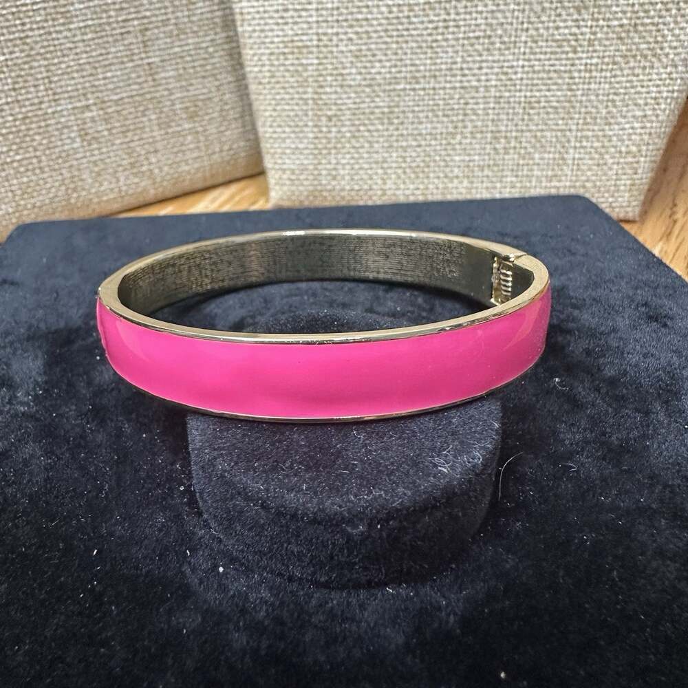 Sequin Nordstrom Multicolor Gold Tone Statement Enamel Bangle Bracelet # 11